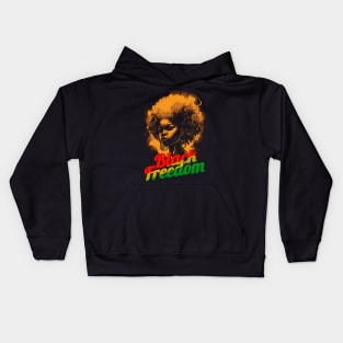 Juneteenth Celebrating Black Freedom 1865 Kids Hoodie